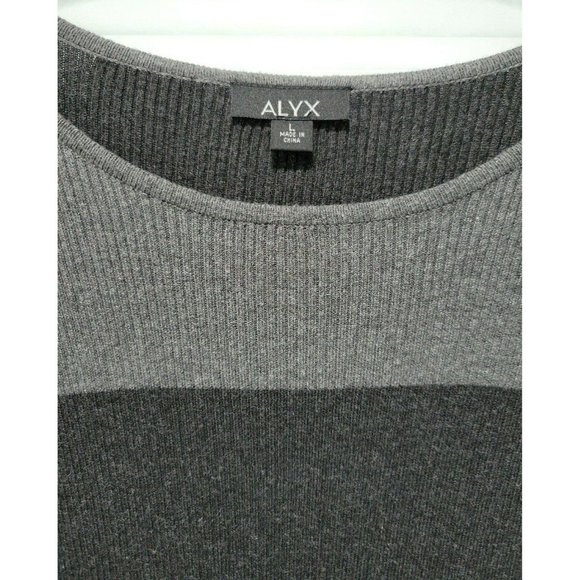 ALYX | Long Sleeve Sweater Dress | Size L Gray - Picture 2 of 4